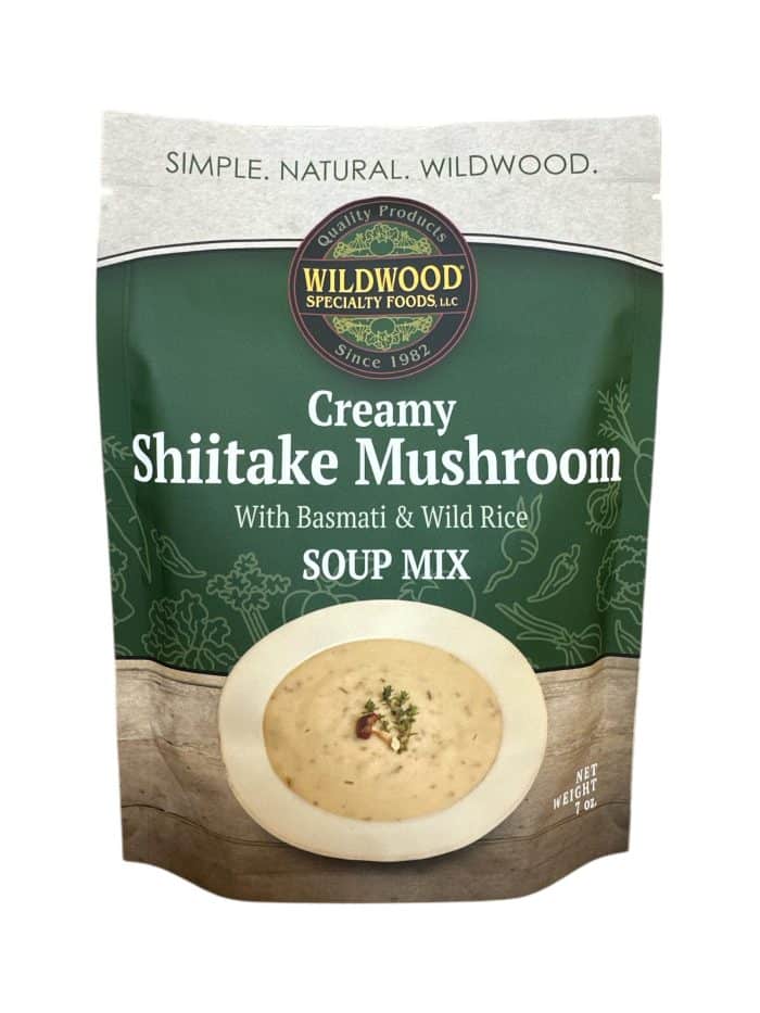 Creamy Shiitake Mushroom Soup Mix With Basmati Rice And Wild Rice