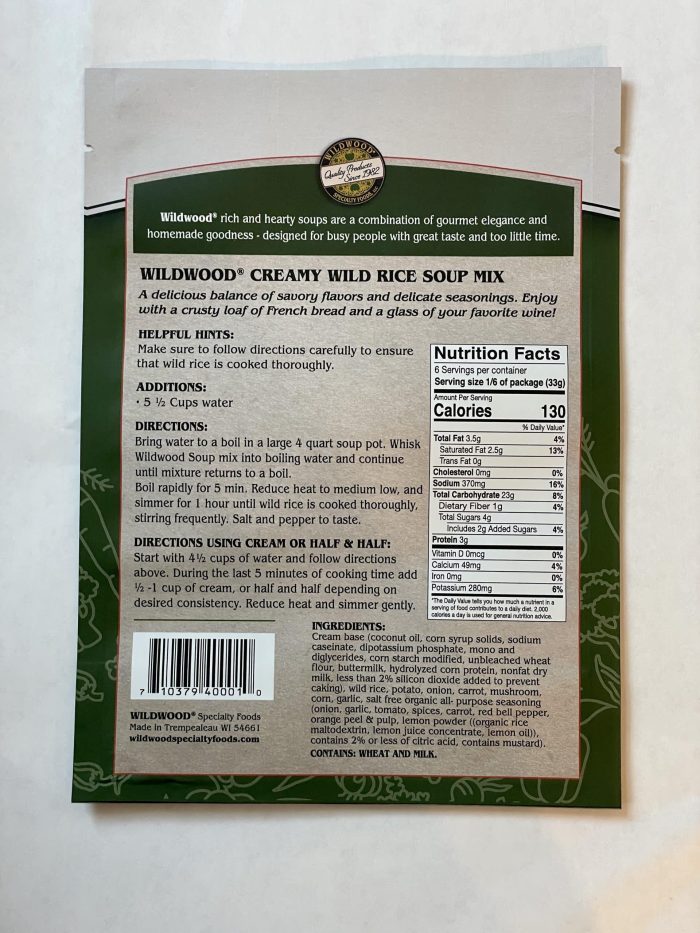 Creamy Wild Rice Soup Mix - Image 2
